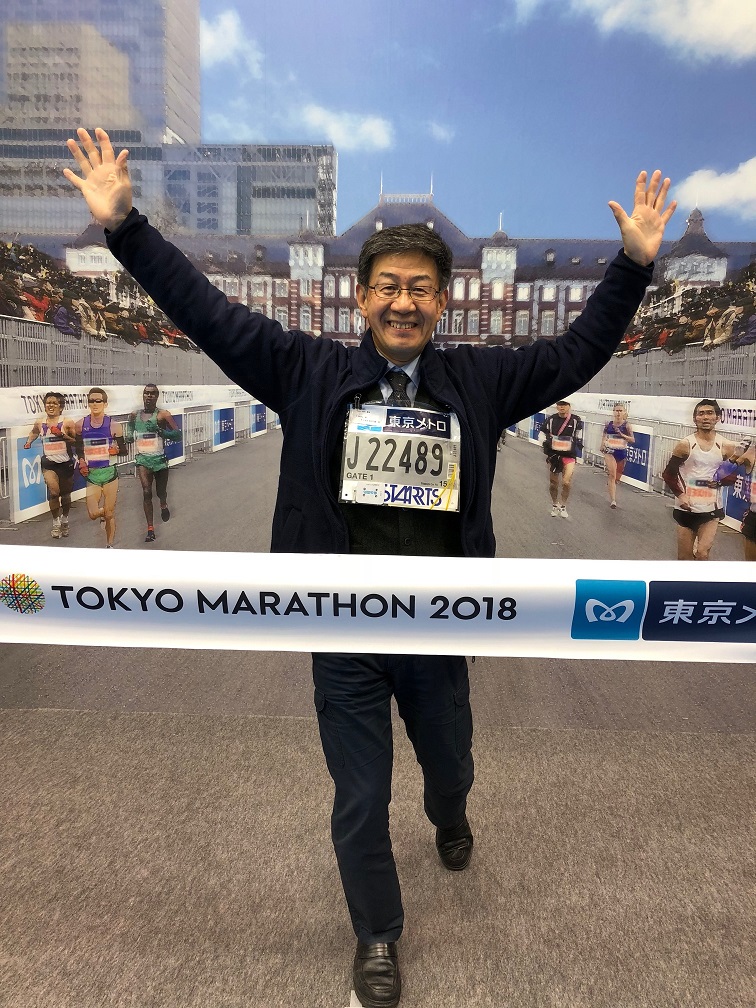 東京マラソンのイメージ写真（合成写真）